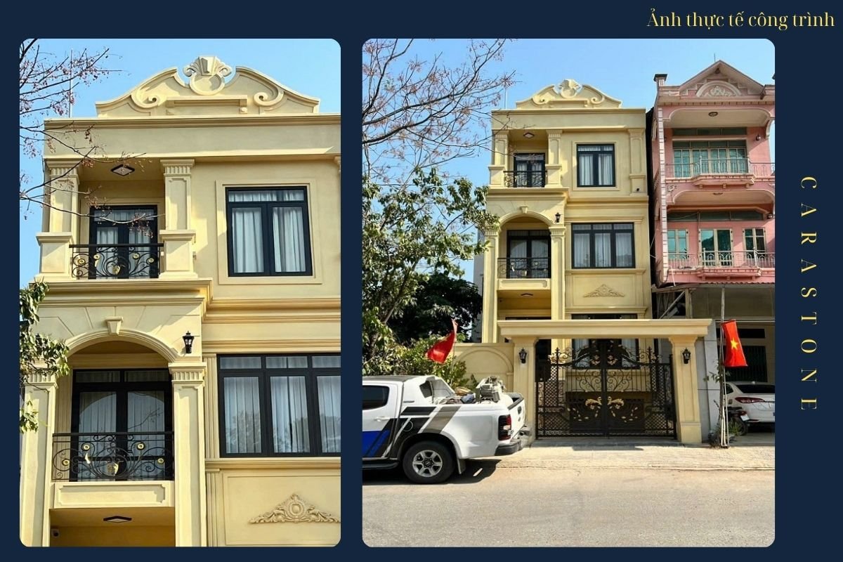 Chuyên Gia Sơn Đá Hưng Thịnh Phát | Sơn đá Carastone – Từ biệt thự đến nhà phố, không kén chọn!