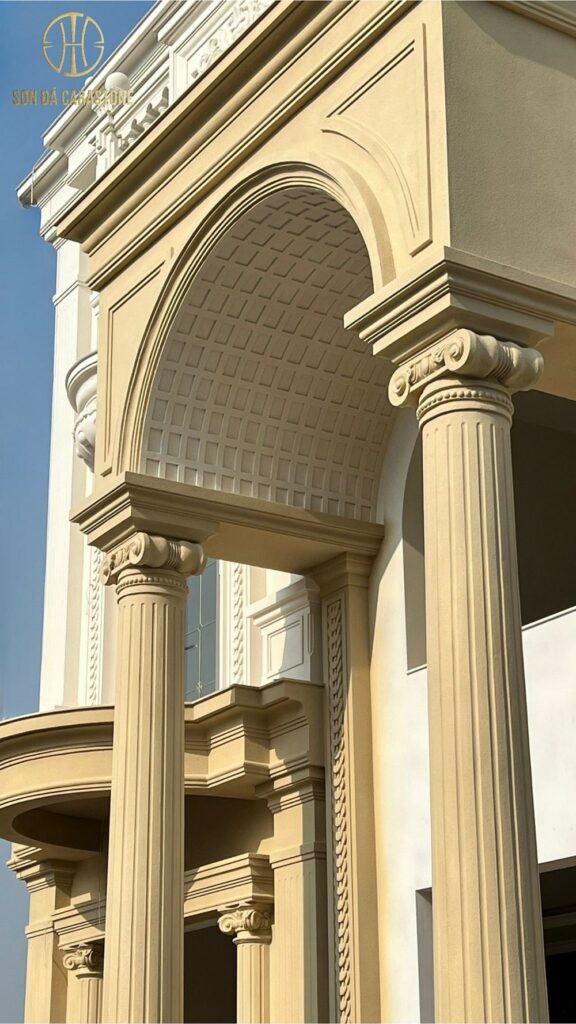 Chuyên Gia Sơn Đá Hưng Thịnh Phát | Sơn Cột Giả Đá – Giải Pháp Hoàn Hảo Cho Mặt Tiền Sang Trọng