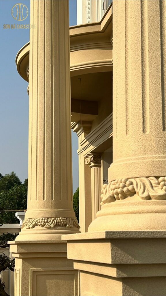 Chuyên Gia Sơn Đá Hưng Thịnh Phát | Sơn Cột Giả Đá – Giải Pháp Hoàn Hảo Cho Mặt Tiền Sang Trọng