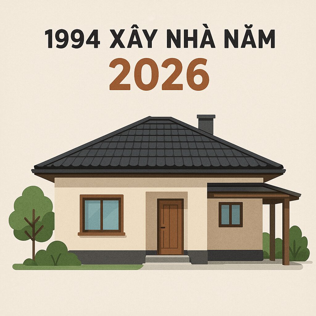 Vậy tuổi 1994 làm nhà năm 2026 có tốt hay không?