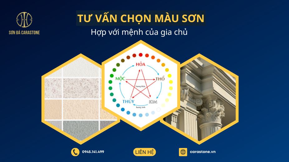 Chuyên Gia Sơn Đá Hưng Thịnh Phát | Tư Vấn Chọn Màu Sơn Hợp Với Mệnh Của Gia Chủ Đón Tài Lộc Vào Nhà