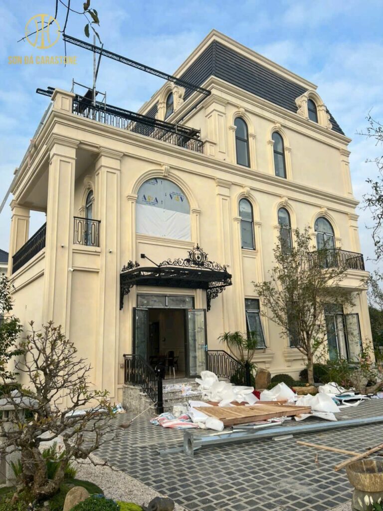 Chuyên Gia Sơn Đá Hưng Thịnh Phát | Dự Án Sơn Thạch Anh - Nhà Anh Nghĩa Hà Nam