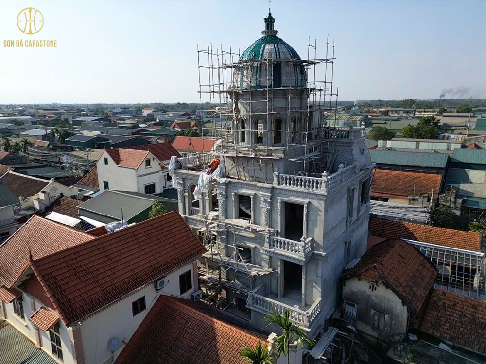 3 Chuyên Gia Sơn Đá Hưng Thịnh Phát | Dự án sơn đá thạch anh - Nhà chị Phương Dương Liễu Hoài Đức