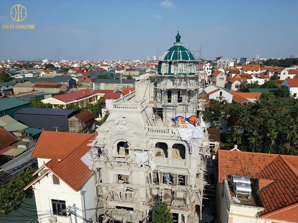 5 Chuyên Gia Sơn Đá Hưng Thịnh Phát | Dự án sơn đá thạch anh - Nhà chị Phương Dương Liễu Hoài Đức