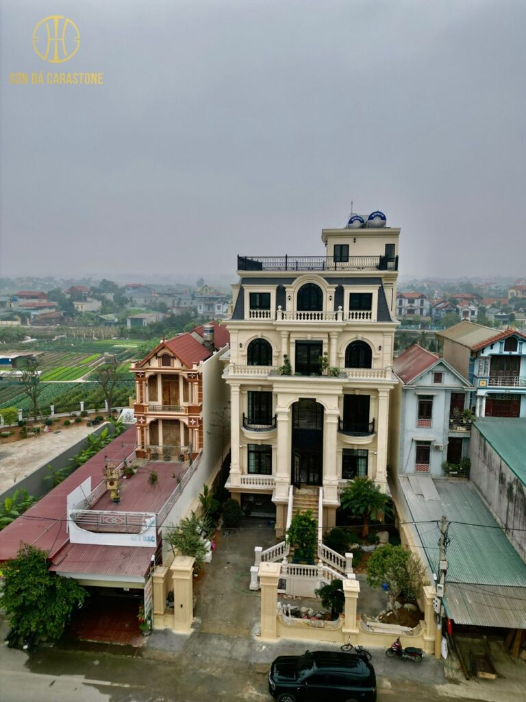 Chuyên Gia Sơn Đá Hưng Thịnh Phát | Dự án sơn đá thạch anh - Biệt Thự Ba Vì Hà Nội