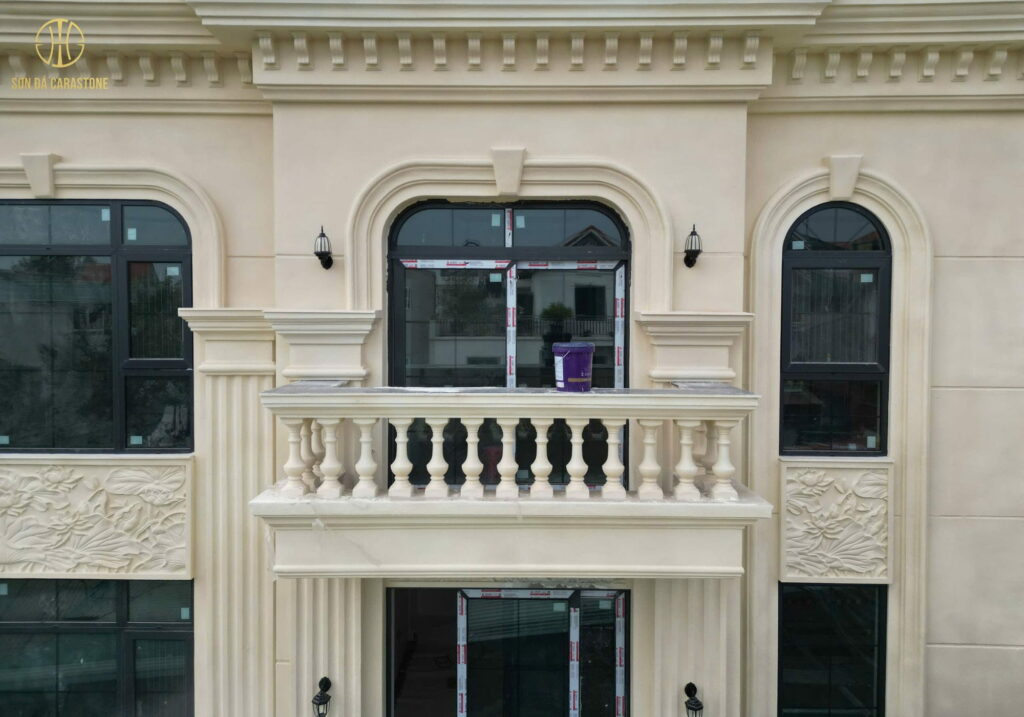 Chuyên Gia Sơn Đá Hưng Thịnh Phát | Dự Án Sơn Thạch Anh - Nhà Chị Nhung Phúc Thọ