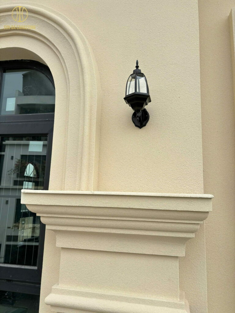 Chuyên Gia Sơn Đá Hưng Thịnh Phát | Dự Án Sơn Thạch Anh - Nhà Chị Nhung Phúc Thọ