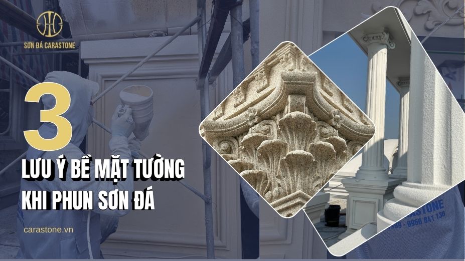 luu-y-be-mat-tuong-khi-phun-son-da 3 Lưu ý với bề mặt tường khi phun sơn đá
