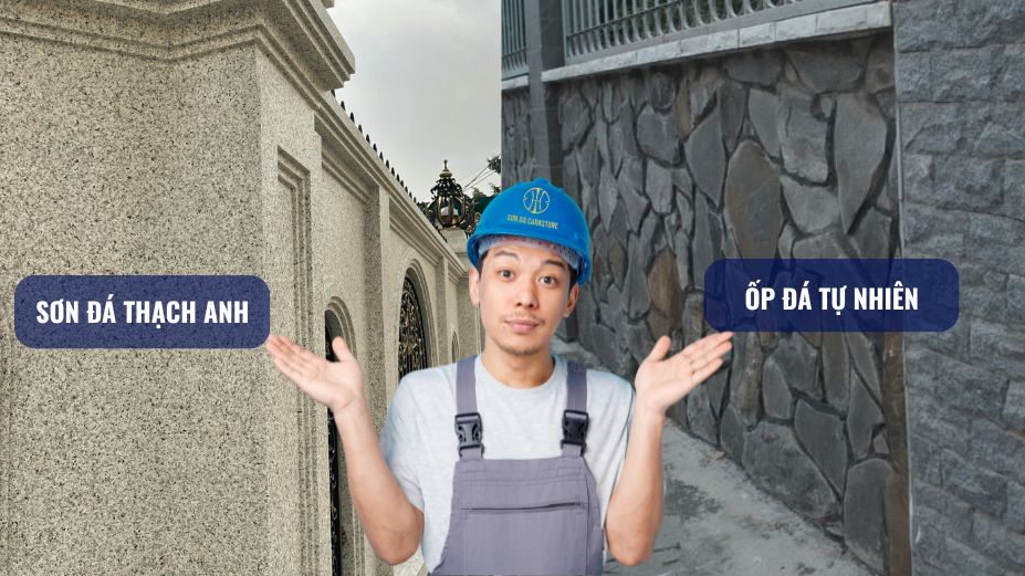 Chuyên Gia Sơn Đá Hưng Thịnh Phát | Sơn đá và ốp đá đâu là giải pháp tối ưu cho công trình