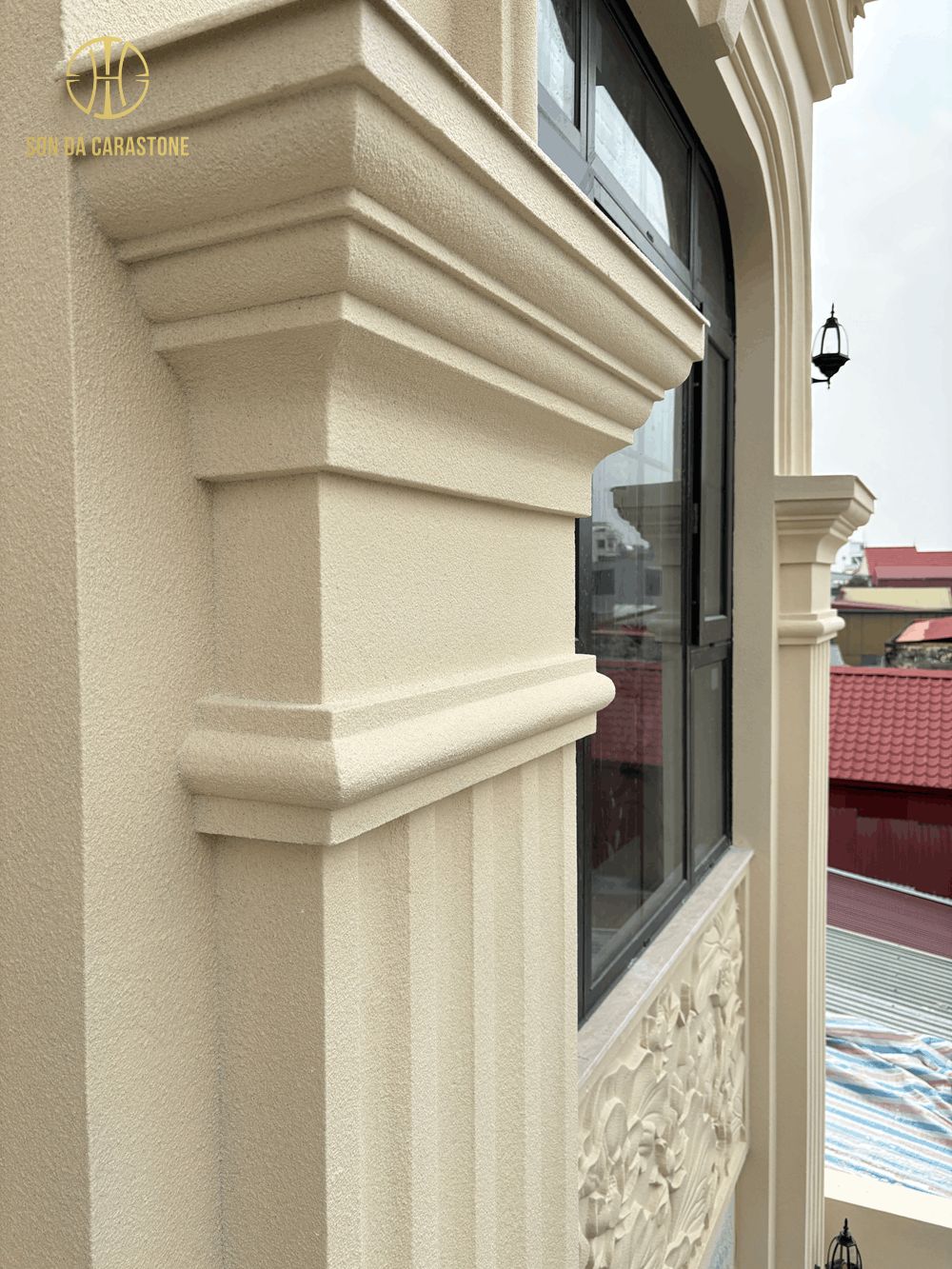 Chuyên Gia Sơn Đá Hưng Thịnh Phát | Sơn đá hóa đá mọi họa tiết phào chỉ, cột nhà