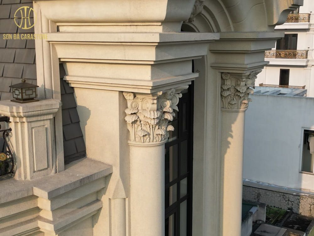 Chuyên Gia Sơn Đá Hưng Thịnh Phát | Sơn đá hóa đá mọi họa tiết phào chỉ, cột nhà