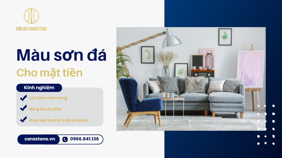 Bài tin Kinh nghiệm chọn màu sơn đá mặt tiền bền đẹp, không lỗi thời