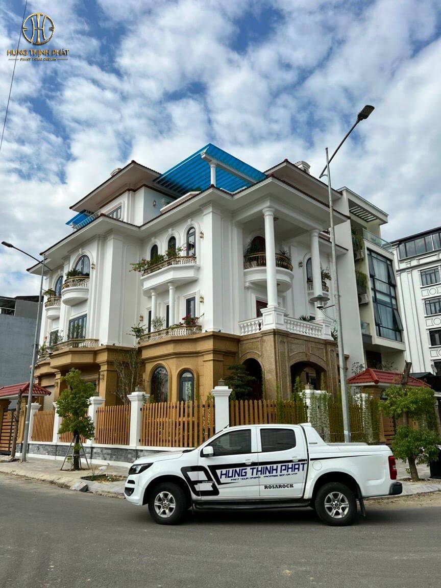 Gợi ý màu sơn đá cho kiến trúc tân cổ điển